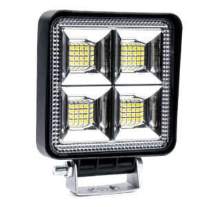 Proiector LED pentru Off-Road, ATV, SSV, putere 192W, culoare 6500K, tensiune 9-36V, dimensiuni 110 x 110 x 35 mm