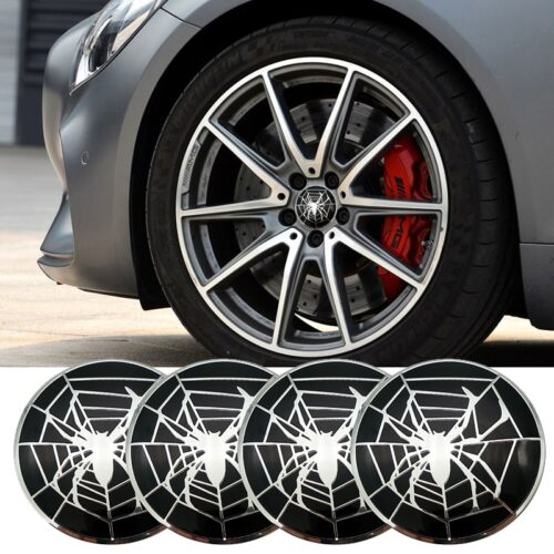 Set 4 buc. ornament central janta, model „Spider”, diametru 5cm
