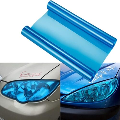 Folie protectie faruri / stopuri auto – Albastru (pret/m liniar) – 053