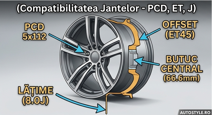 Compatibilitatea și Dimensiunile Jantelor