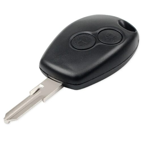 Carcasa Telecomanda Auto cu 2 butoane si lamela inclusa, compatibila Dacia Logan, Sandero, Duster