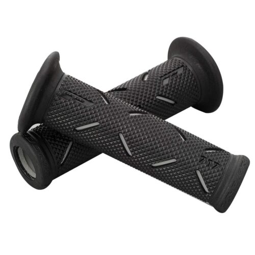 Set 2 buc. Manere Moto/ATV din cauciuc antiderapant, universale, culoare Neagra